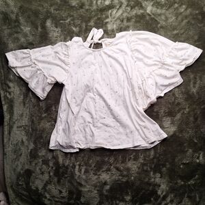 Used Small ALTAR'D STATE Ruffle Shirt